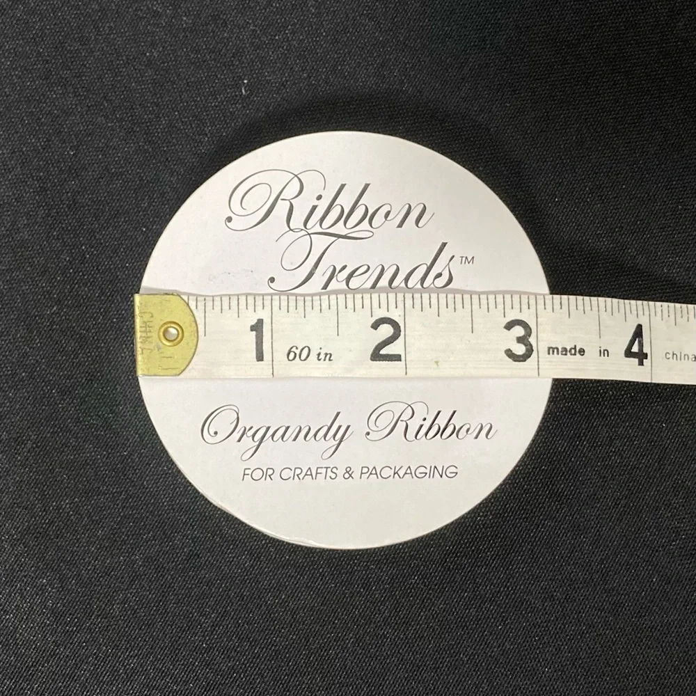 ⭐️ Ribbon Trends Sheer Black Craft Ribbon 1/2” x 360”